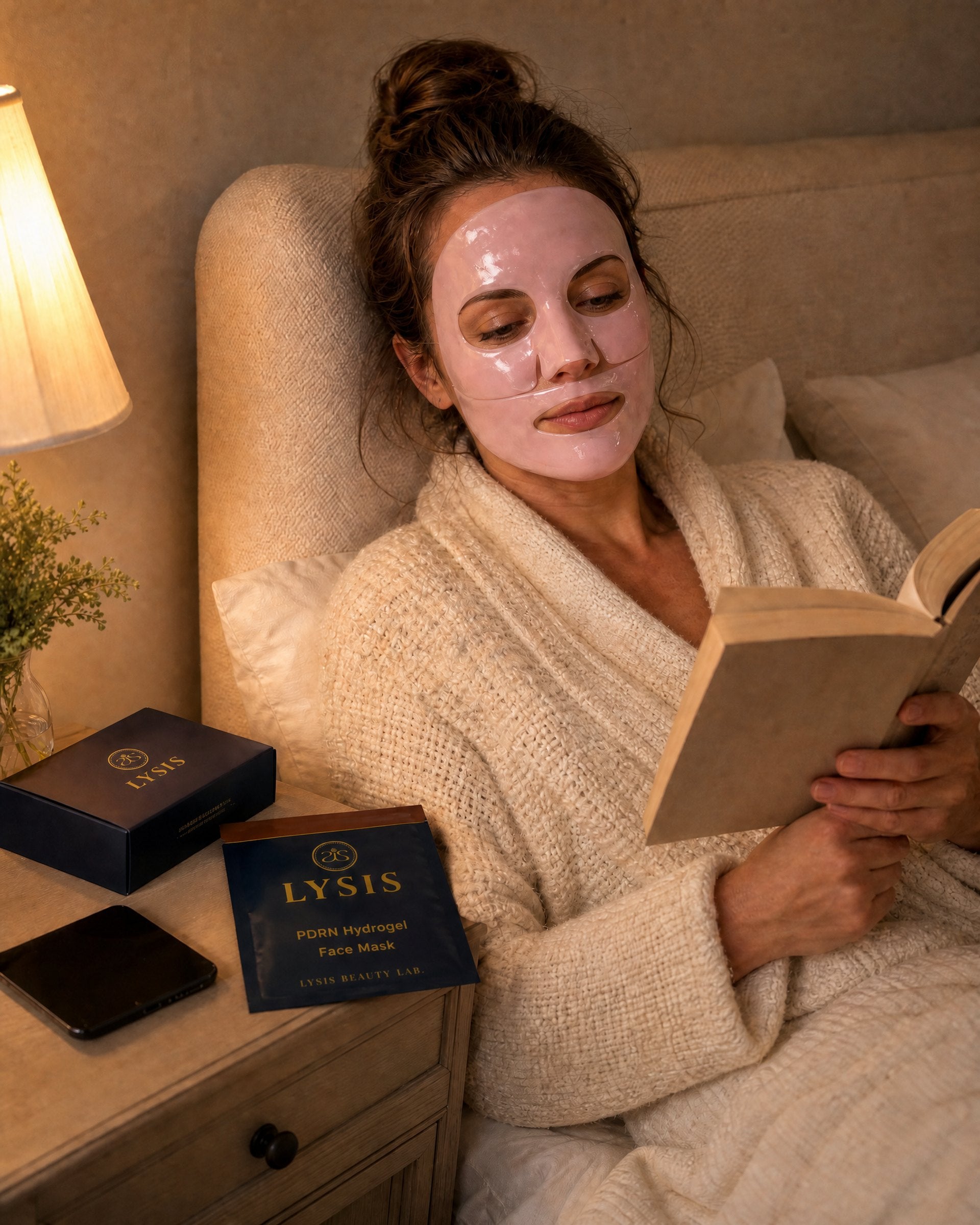 LYSIS evening PDRN hydrogel skincare ritual